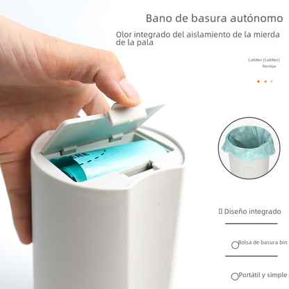 Pala Arenero Para Gatos + Kit de Bolsas